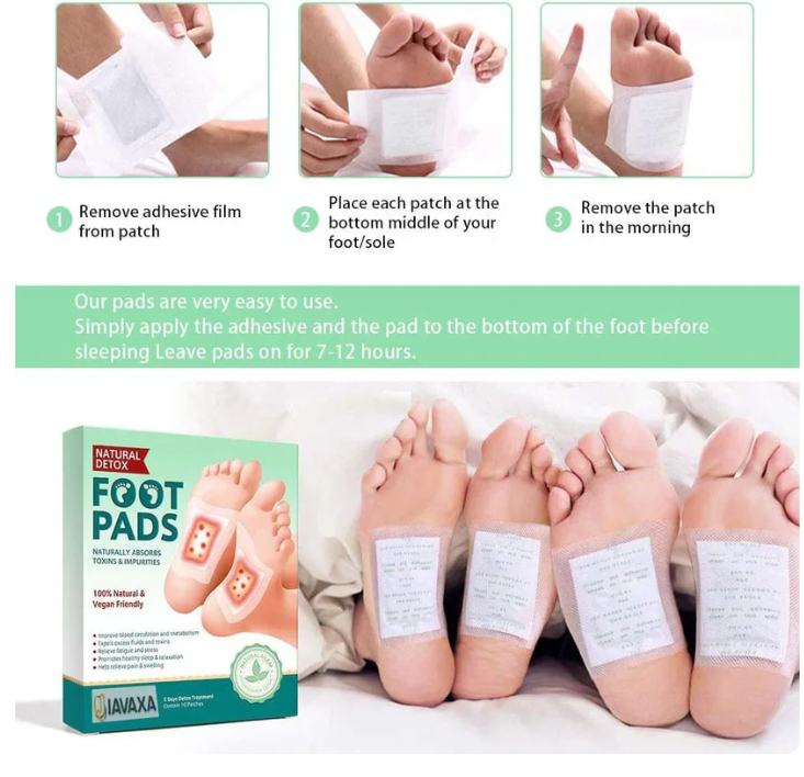 Premium Detox Foot Patches (Pack of 10) BUY 1 GET 1 FREE